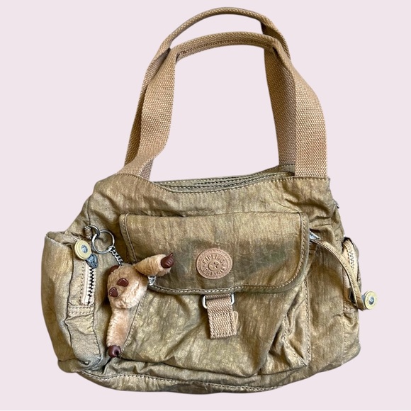 Kipling Handbags - Kipling gold shoulder bag
